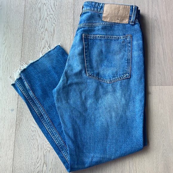 rag & bone Denim - Rag and Bone Maya high rise straight ankle jeans